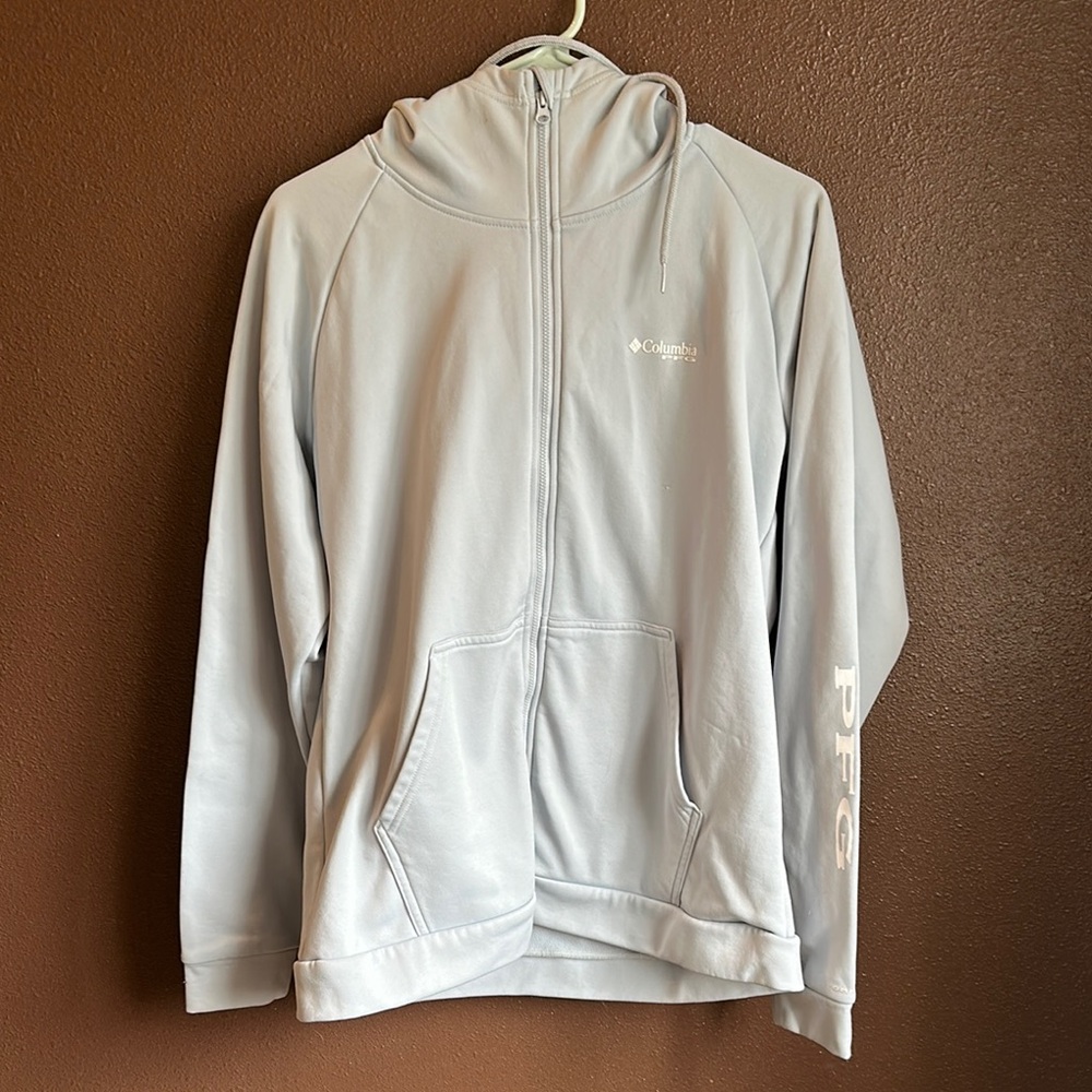 Columbia Light Gray PFG Hoodie